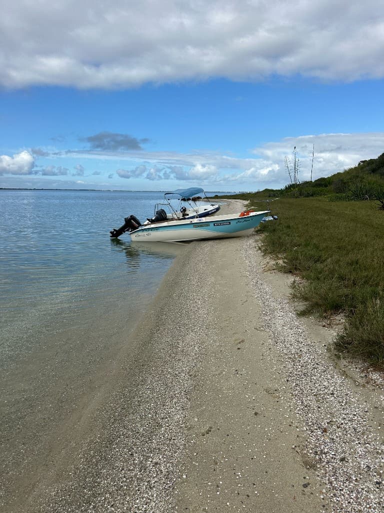 On the water